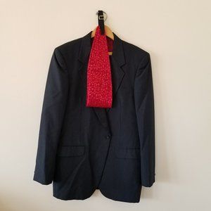 Francesco Maiolo Tuxedo Jacket & Red Cummerbund Size 46L